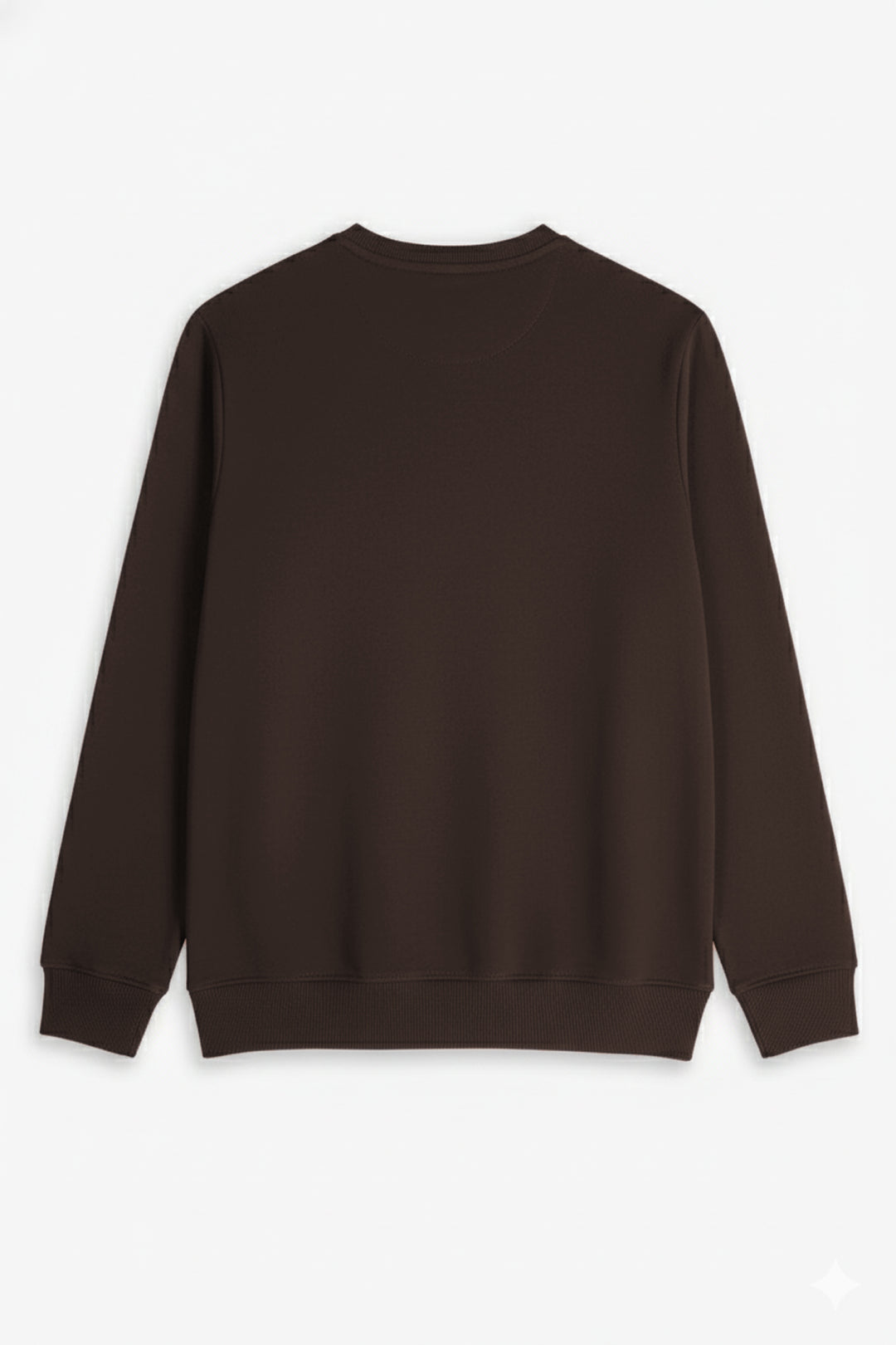 Brown Basic Sweatshirt - W25 - MSW098R