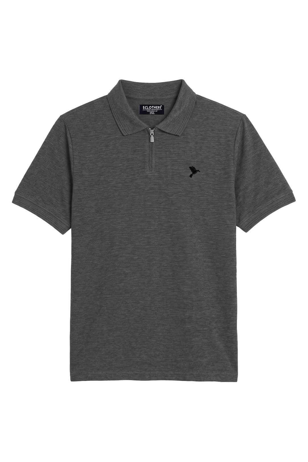Pack of 3 Plus Size Polo Shirts Brown, Charcoal & Maroon (Plus Size) - A26 - MP0650P