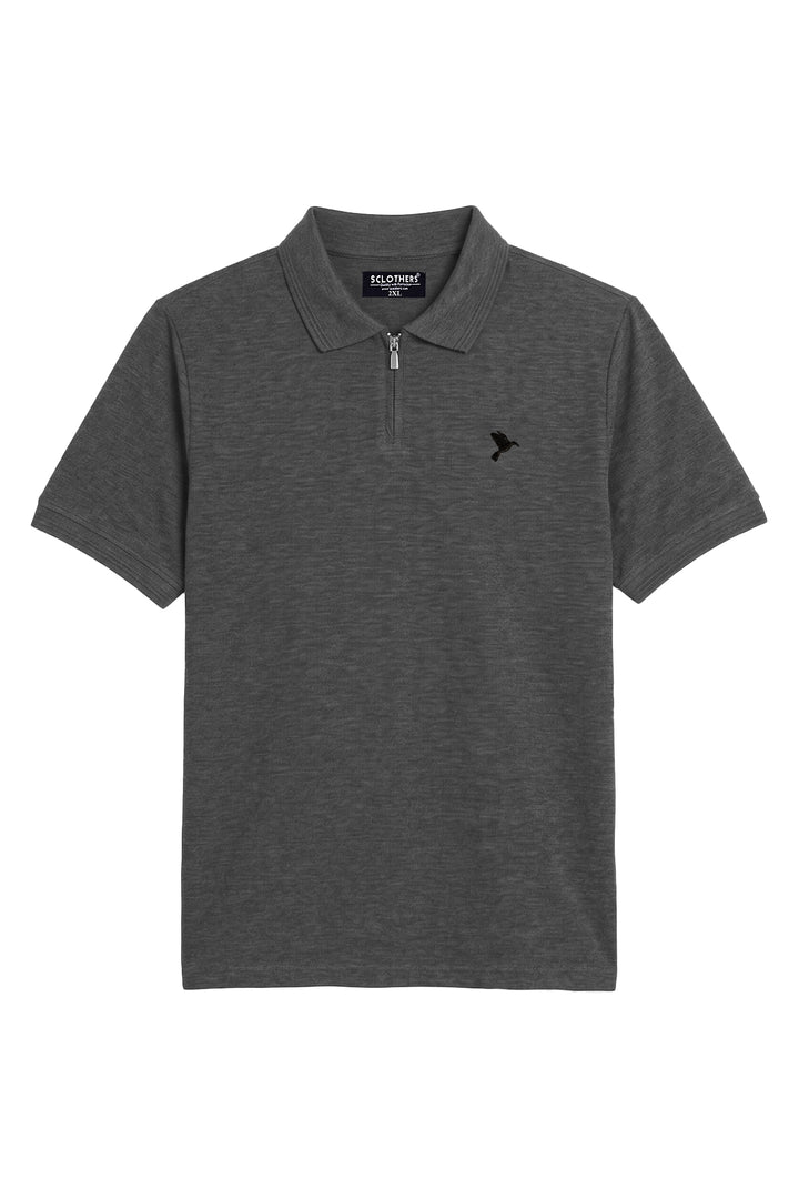 Pack of 3 Plus Size Polo Shirts Brown, Charcoal & Maroon (Plus Size) - A26 - MP0650P