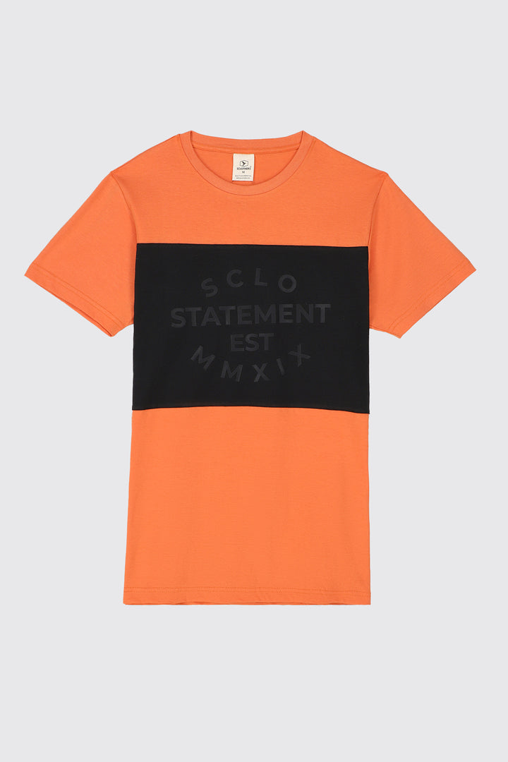 Orange SCLO Statement T-Shirt (Plus Size) - S23 - MT0301P
