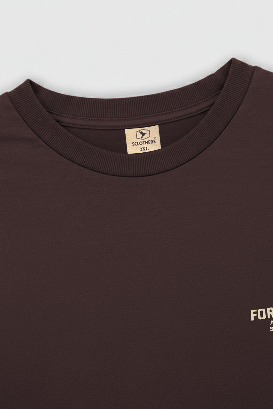 Pack of 3 Graphic Oversized T-Shirts Navy - Brown - Green  (Plus Size) - S26 - MT0810P