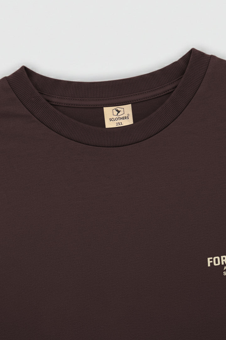 Pack of 3 Graphic Oversized T-Shirts Navy - Brown - Green  (Plus Size) - S26 - MT0810P