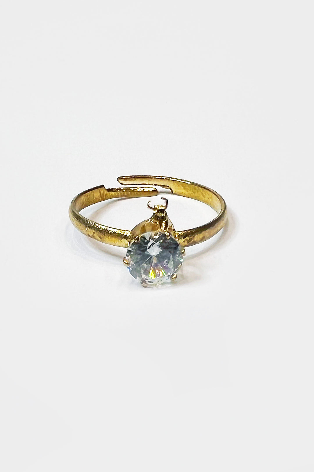 Solid Yellow Gold Solitaire Ring - S23 - WJW0060