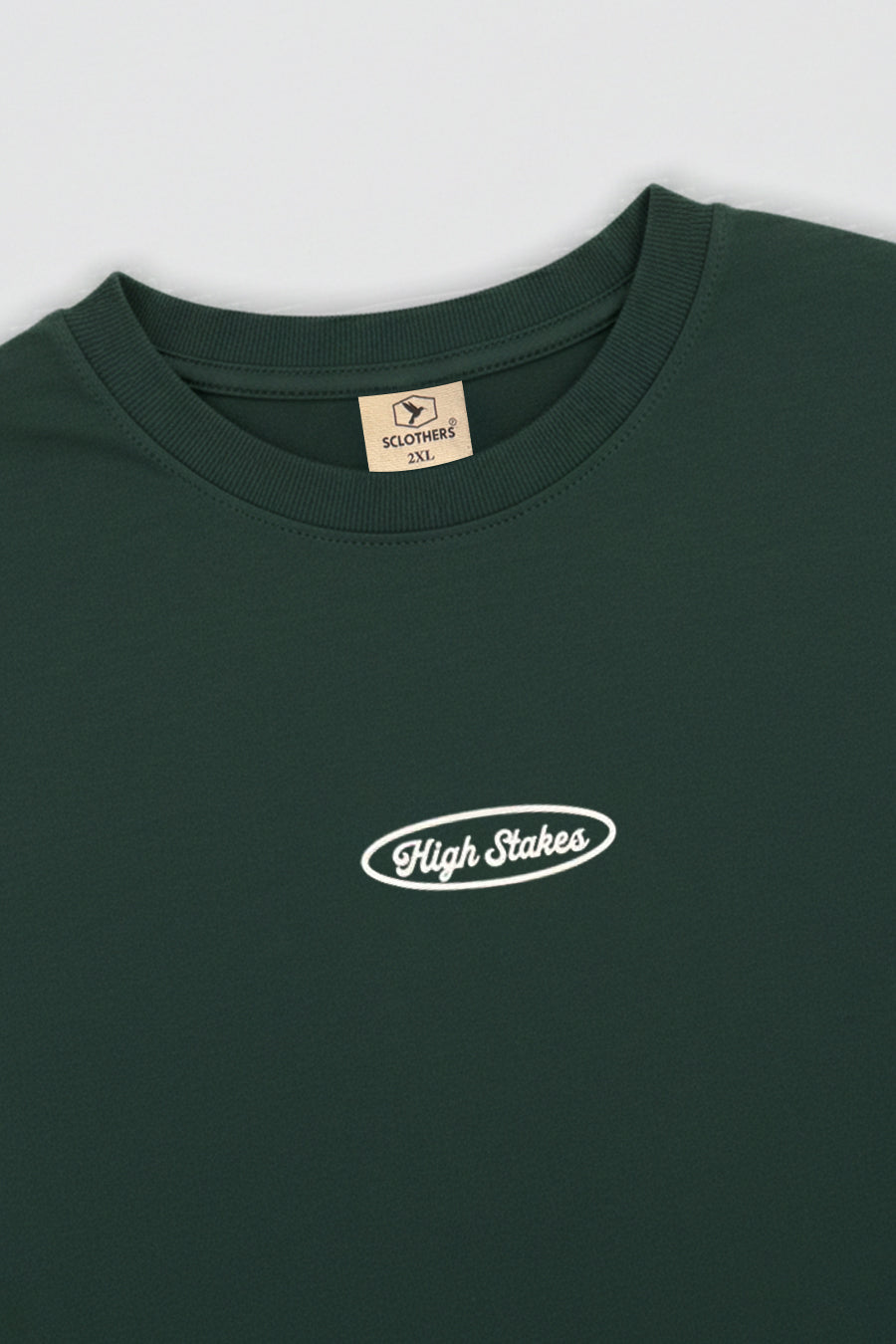 Pack of 3 Graphic Oversized T-Shirts Navy - Brown - Green  (Plus Size) - S26 - MT0810P