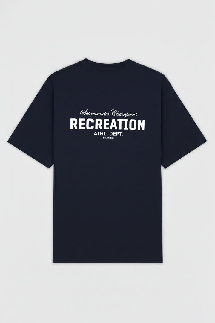 Pack of 3 Graphic Oversized T-Shirts Navy - Brown - Green  (Plus Size) - S26 - MT0810P