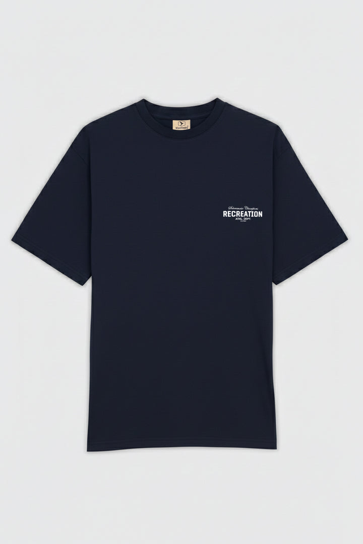 SCLO MMXIX Champions Oversized Graphic T-Shirt – Navy Blue - S26 - MT0507R