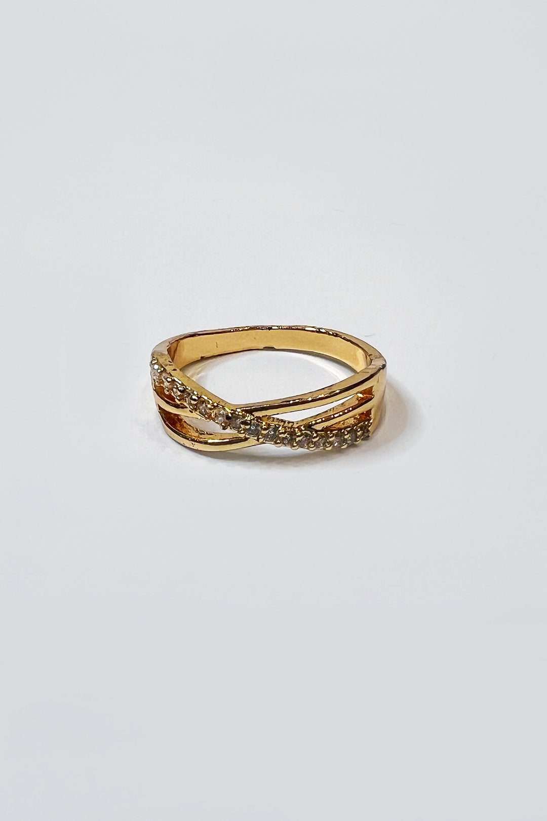 Spiral Gold Plated Ring - S23 - WJW0043