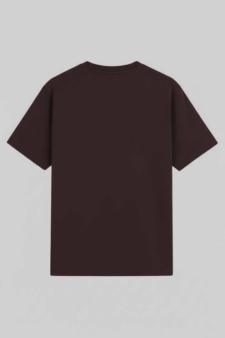 Basic Brown Crew Neck T-Shirt (Plus size) - S26 - MT0509P