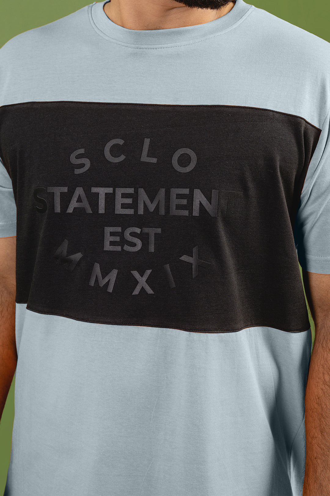 Blue SCLO Statement T-Shirt - S23 - MT0302R