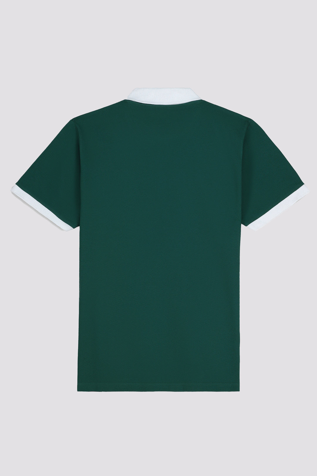 Pasture Green Contrast Collar Polo Shirt - S23 - MP0221R