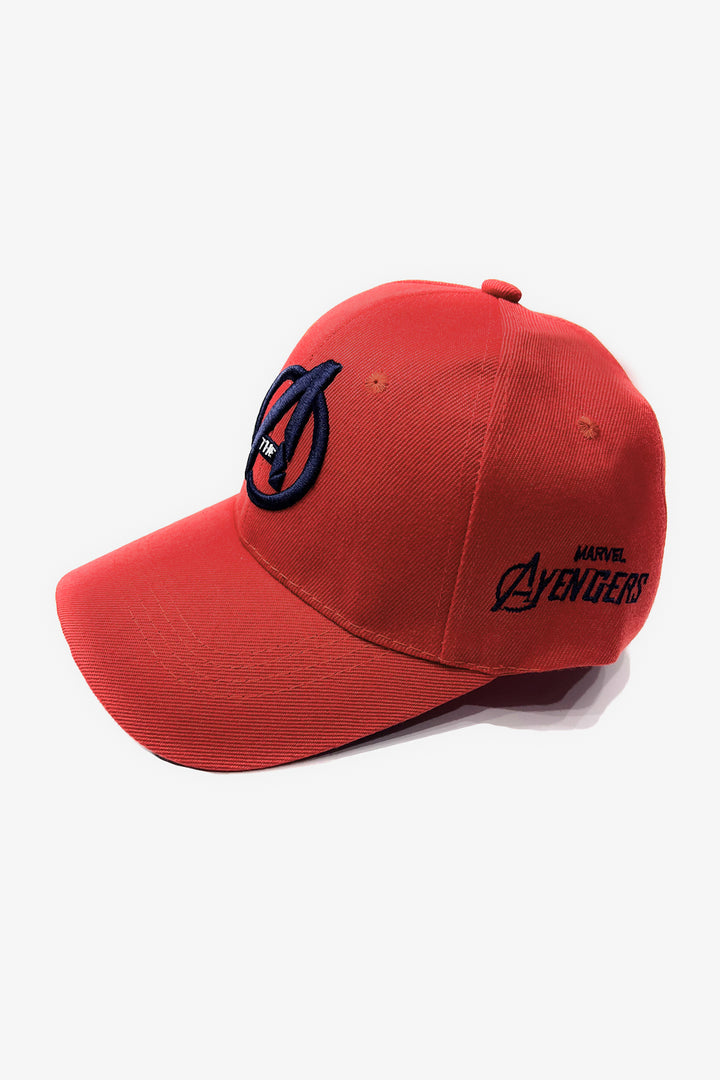Red Avengers Embroidered Cap - S23 - MCP098R