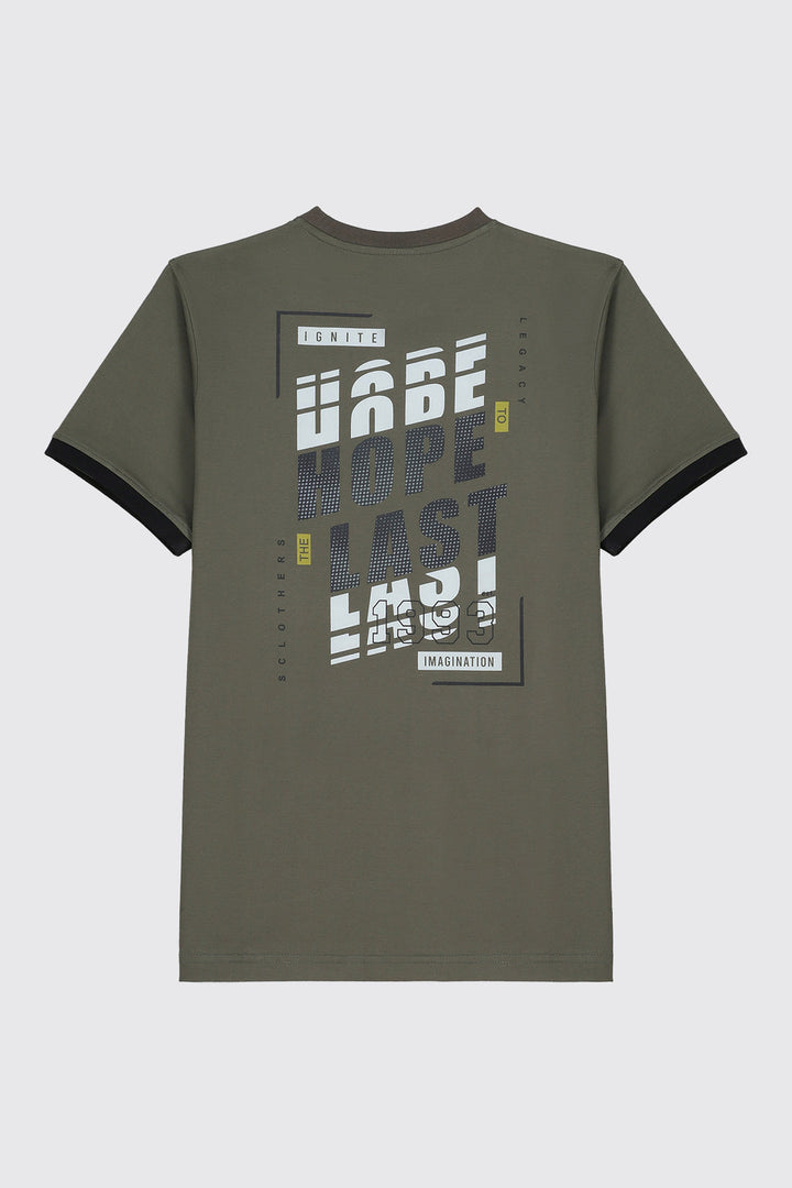Green Hope to the Last Graphic T-Shirt (Plus Size) - S23 - MT0303P