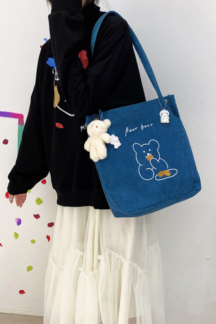 Zink Tote Embroidered Bag - A23 - WHB0054