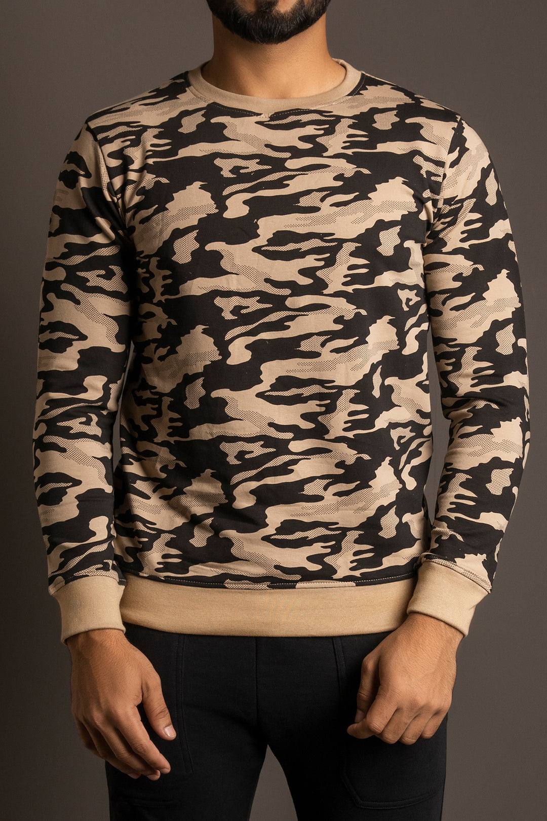 Black Camo SCLO Sweatshirt - W23 - MSW085R