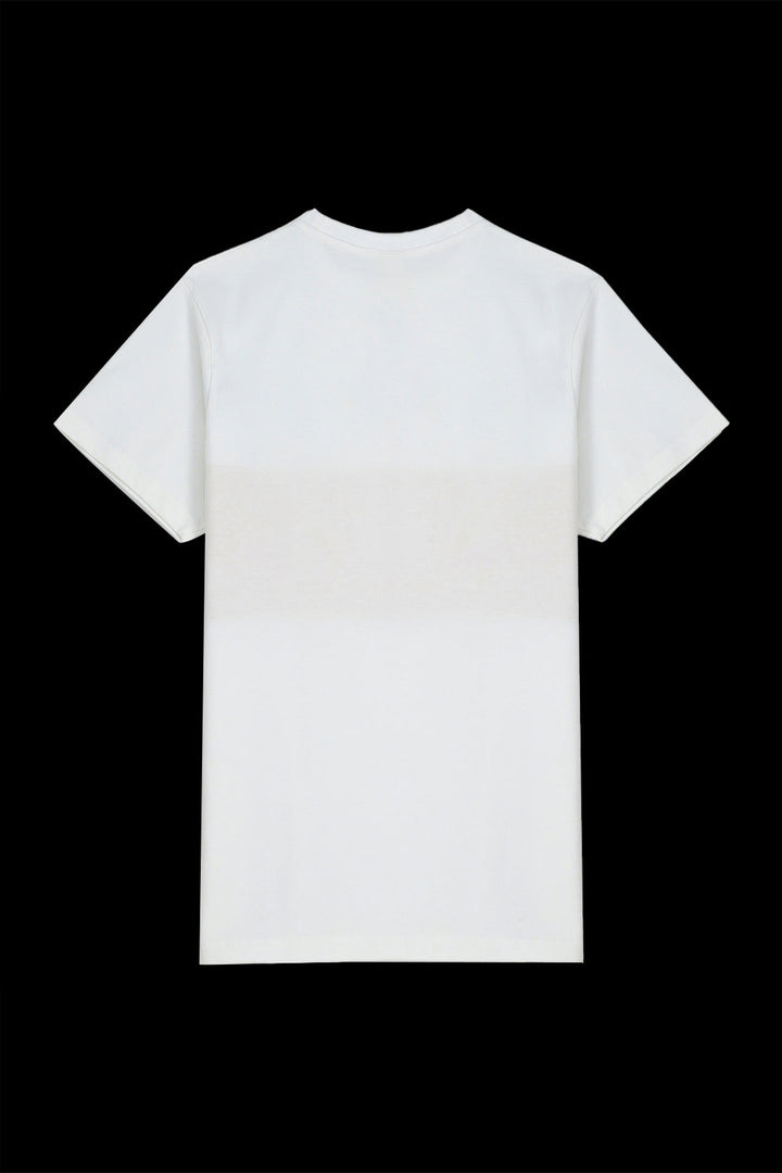 Legendary White & Green Color Block T-Shirt (Plus Size) - S23 - MT0305P