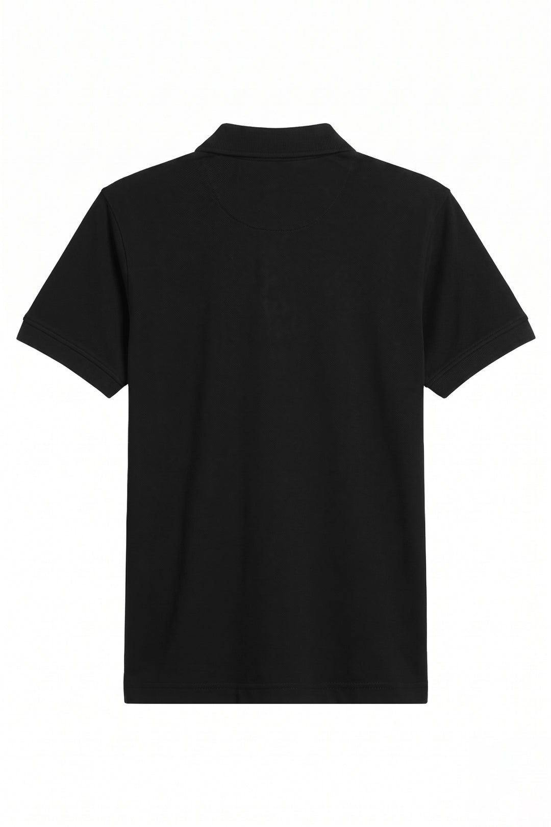 Black & Golden Embroidered Polo (Plus Size) - S26 -MP0571P