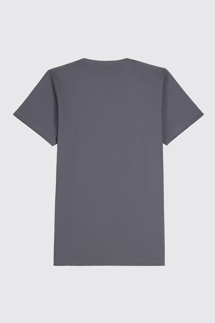 Basic Grey Spartan Graphic T-Shirt - S23 - MT0307R