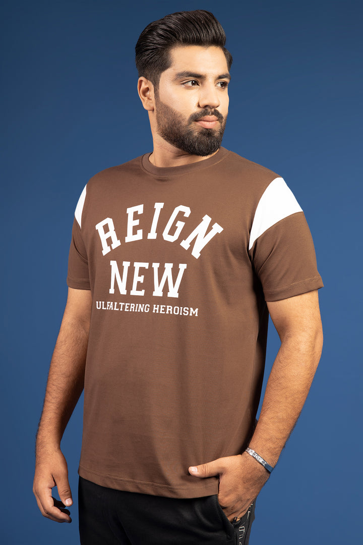 Reign New Printed T-Shirt (Plus Size) - S23 - MT0306P