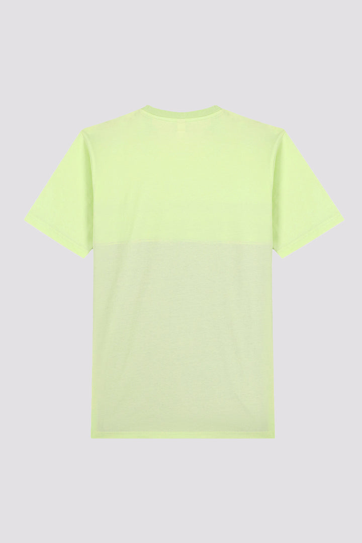 Cybernetic Lime Green & Black Graphic T-Shirt - A24 - MT0323R