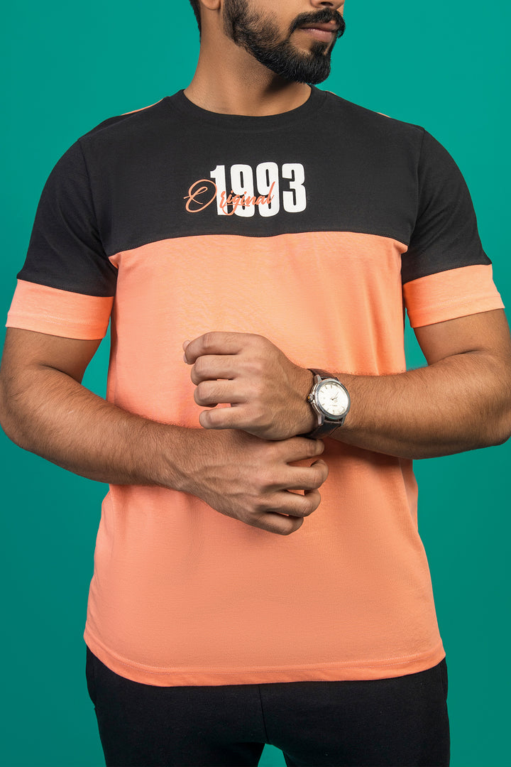 Original 1993 Orange & Black T-Shirt - A23 - MT0287R
