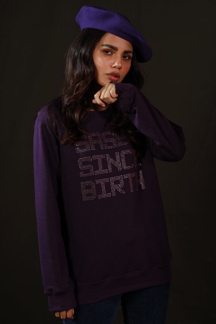 Sassy Purple Sweatshirt 