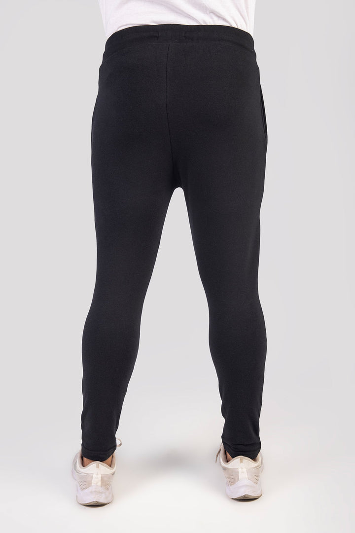 Black Contrast Panel Trouser - W22 - MTR074R