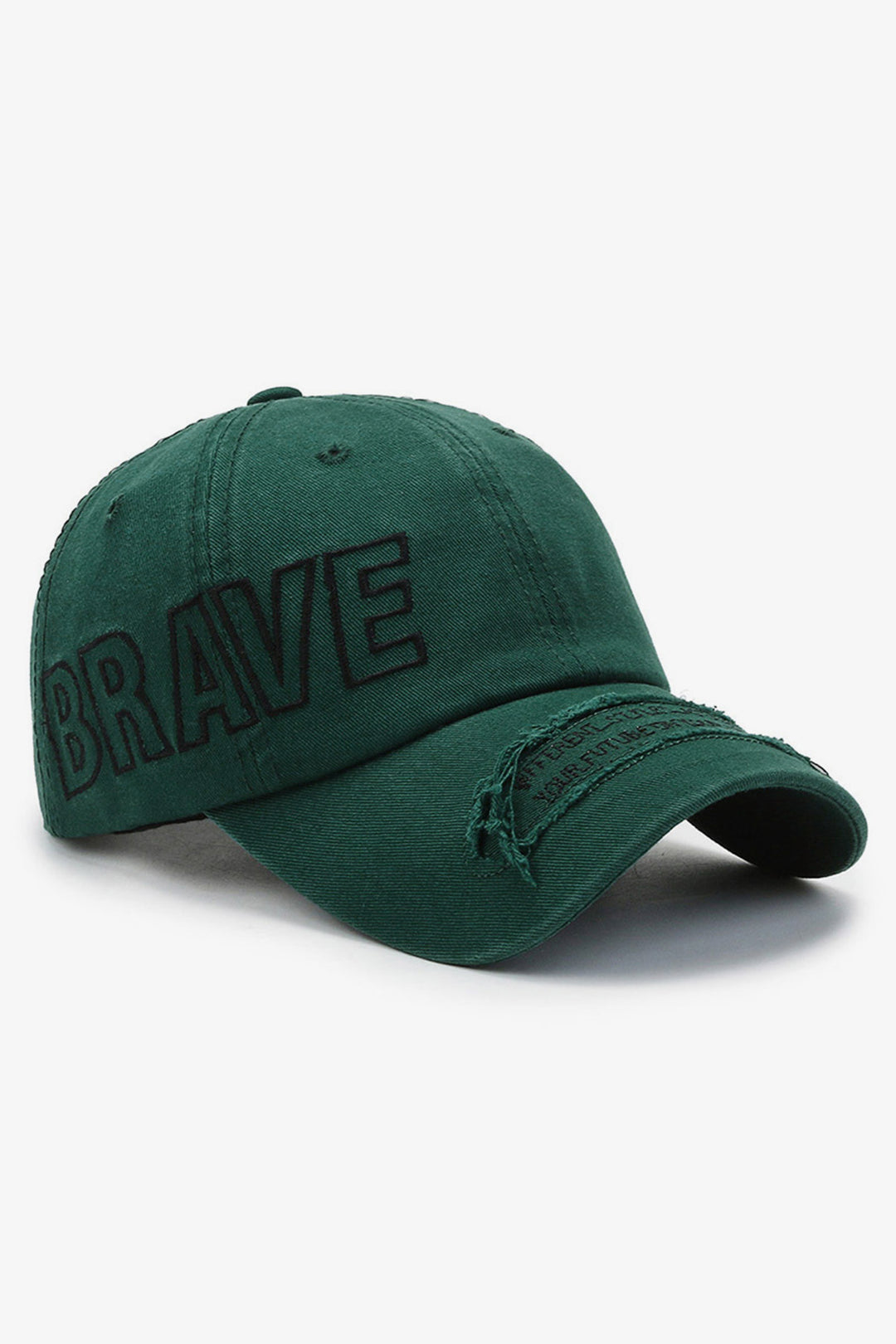 Teal "Brave" Embroidered Cap - S23 - MCP111R