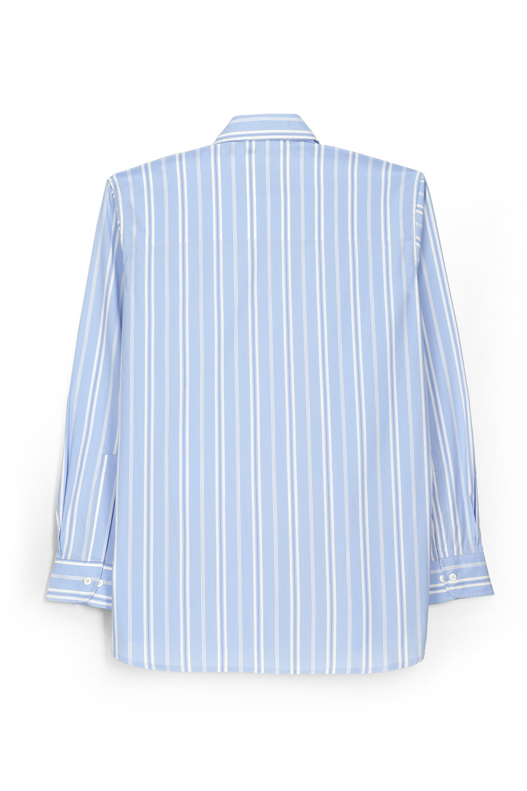 Basic Sky Blue Striped Shirt - S22 - MS0051R