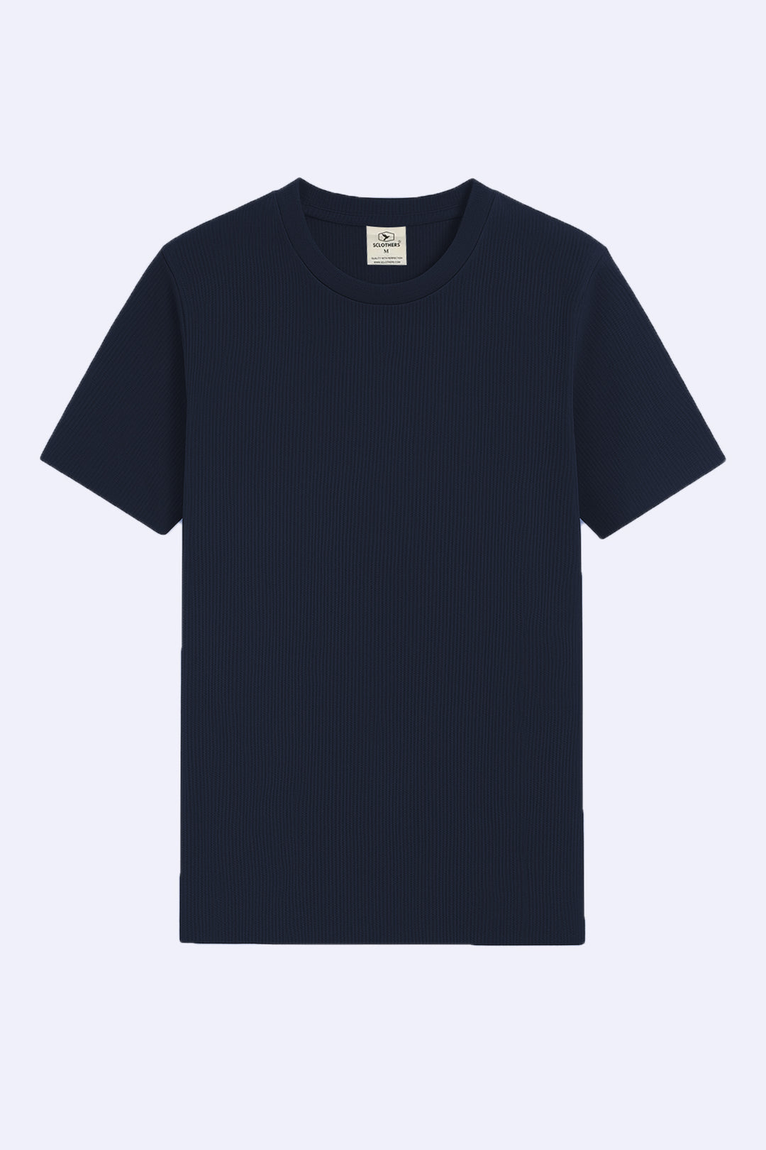 Pack of 2 Waffle Knit Basic T-Shirts (Plus Size) - S25 - MT0804P