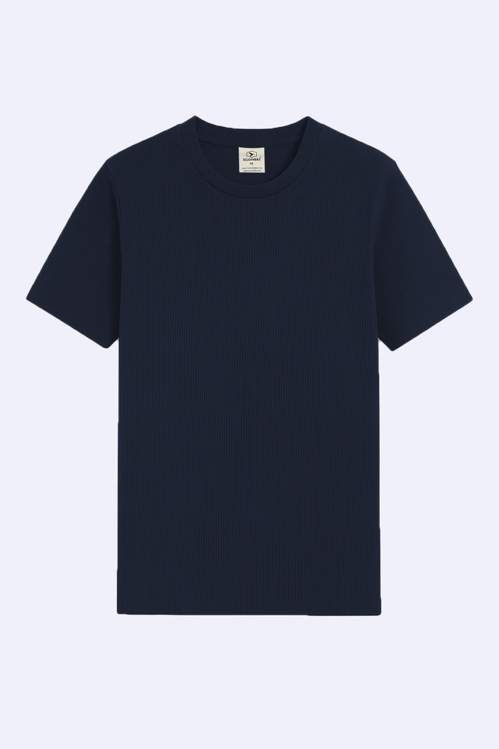 Pack of 2 Waffle Knit Basic T-Shirts (Plus Size) - S25 - MT0804P