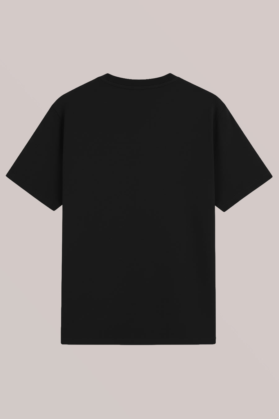 Black Fortitude Graphic Printed T-Shirt - (Plus size) - S26 - MT0545P