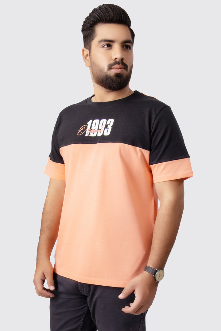 Original 1993 Orange & Black T-Shirt (Plus Size) - A23 - MT0287P