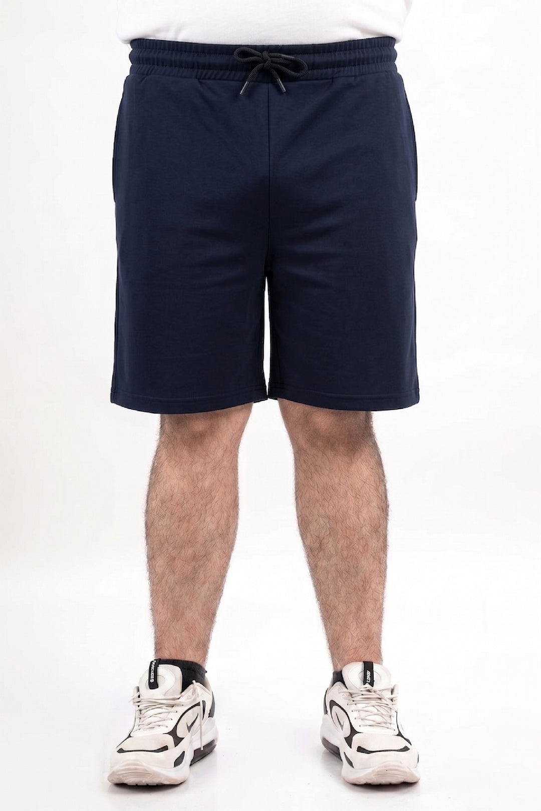 Navy Terry Shorts (Plus Size) - S26 - MSH061P
