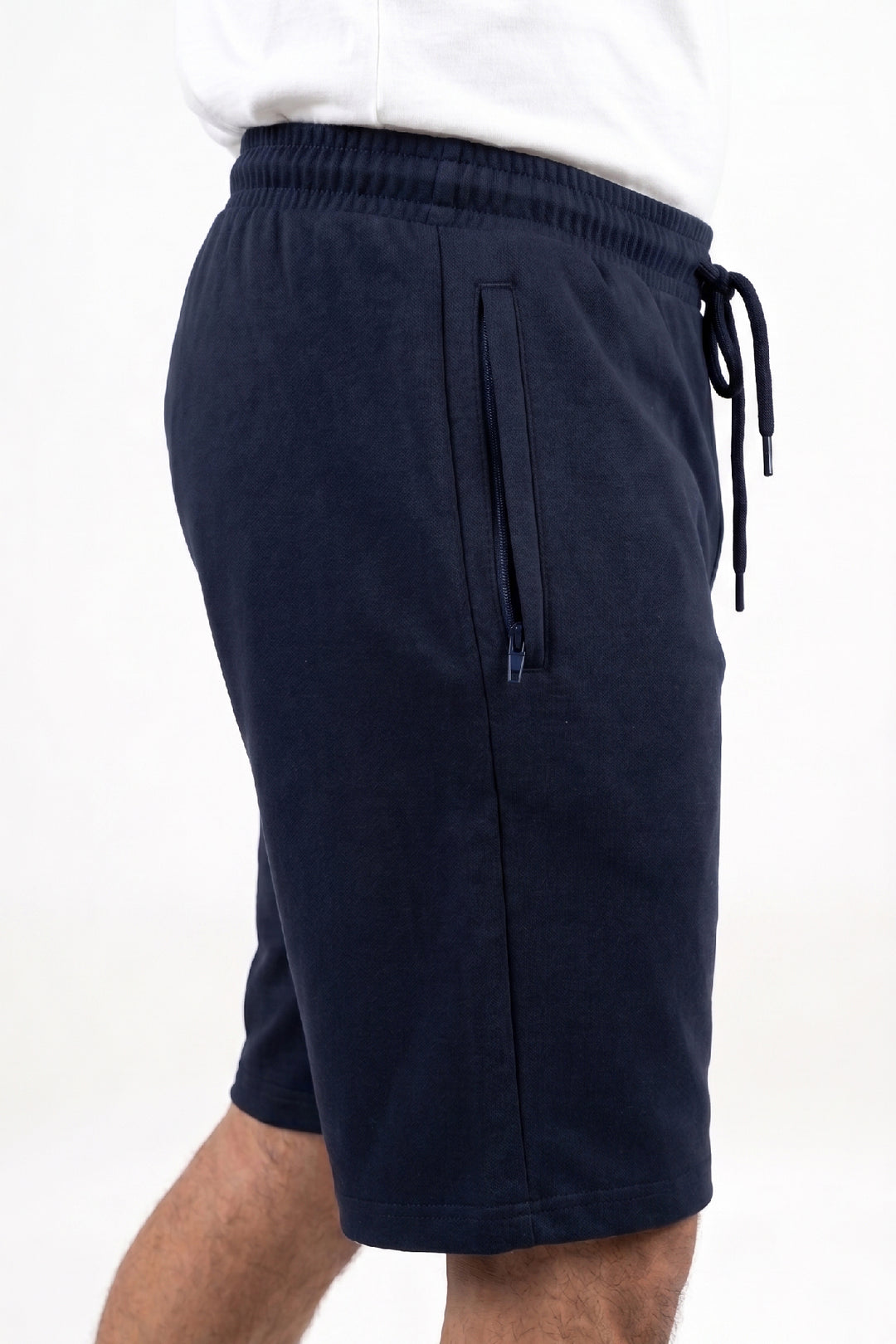 Navy Terry Shorts (Plus Size) - S26 - MSH061P