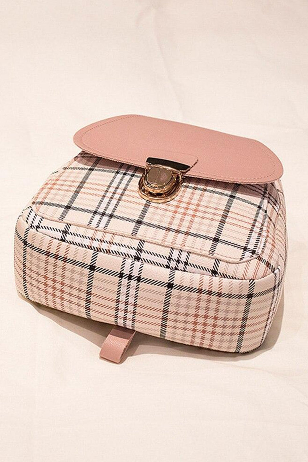 Striped Pink Backpack - A23 - WHB0059