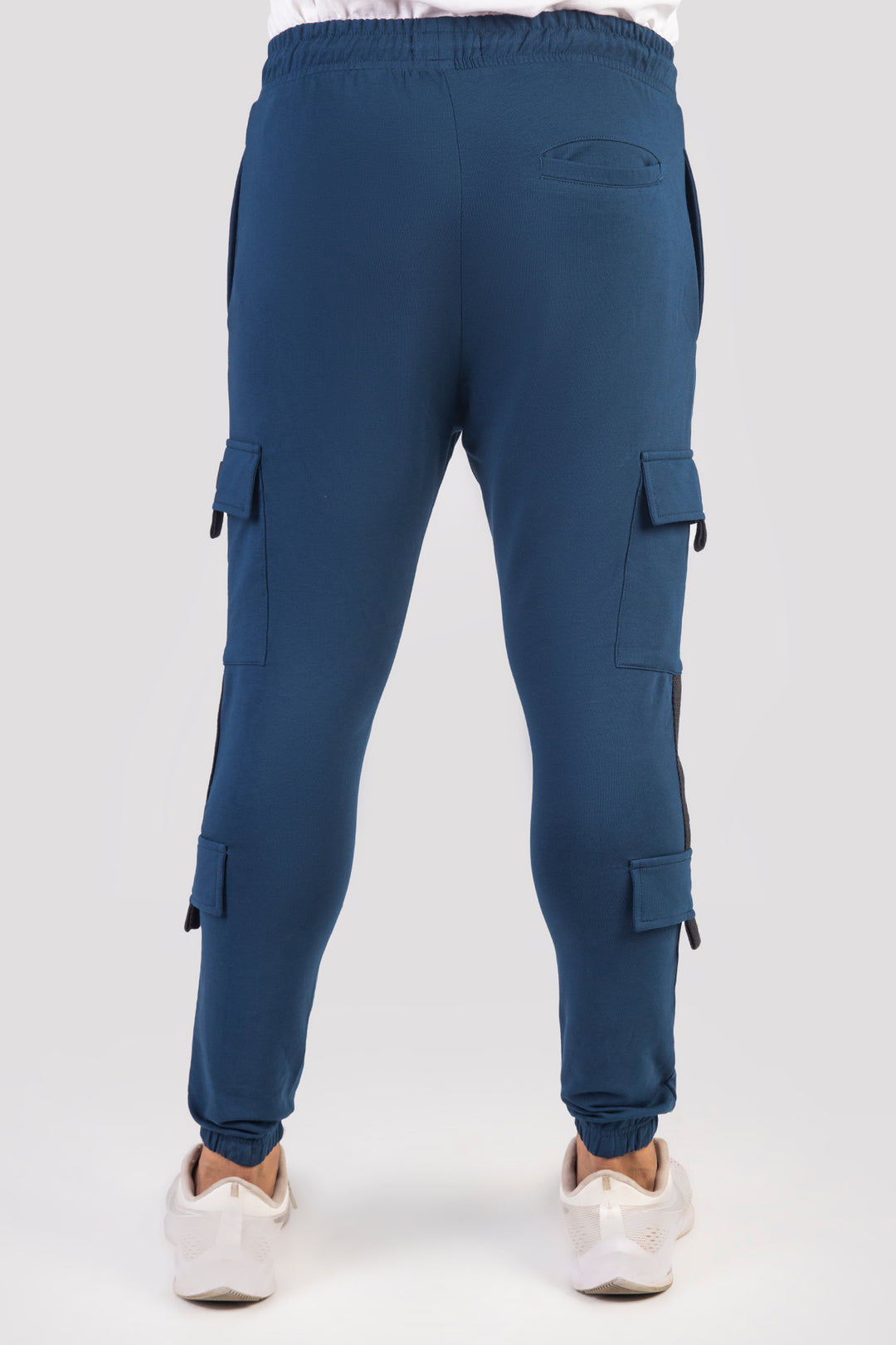 Blue Cargo Jog Pants - W23 - MTR094R