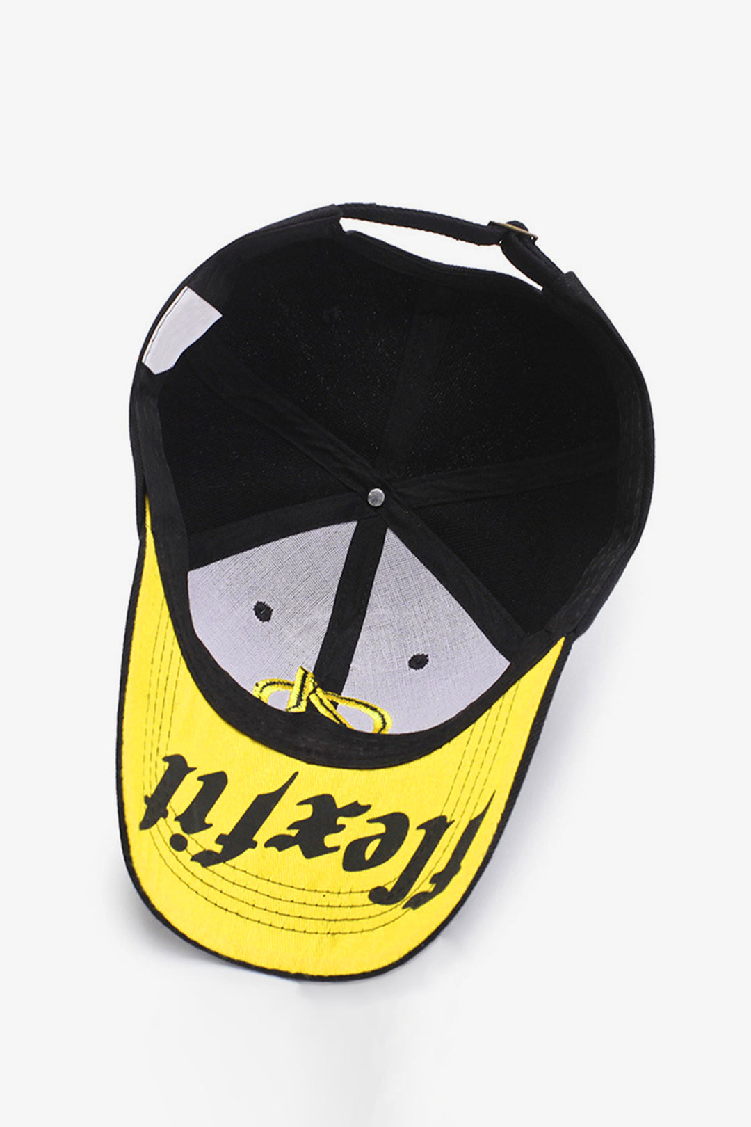 Black Avengers Yellow Embroidered Cap - S23 - MCP097R