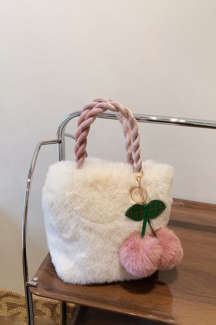 Pink Soft Plush Bag - A23 - WHB0065