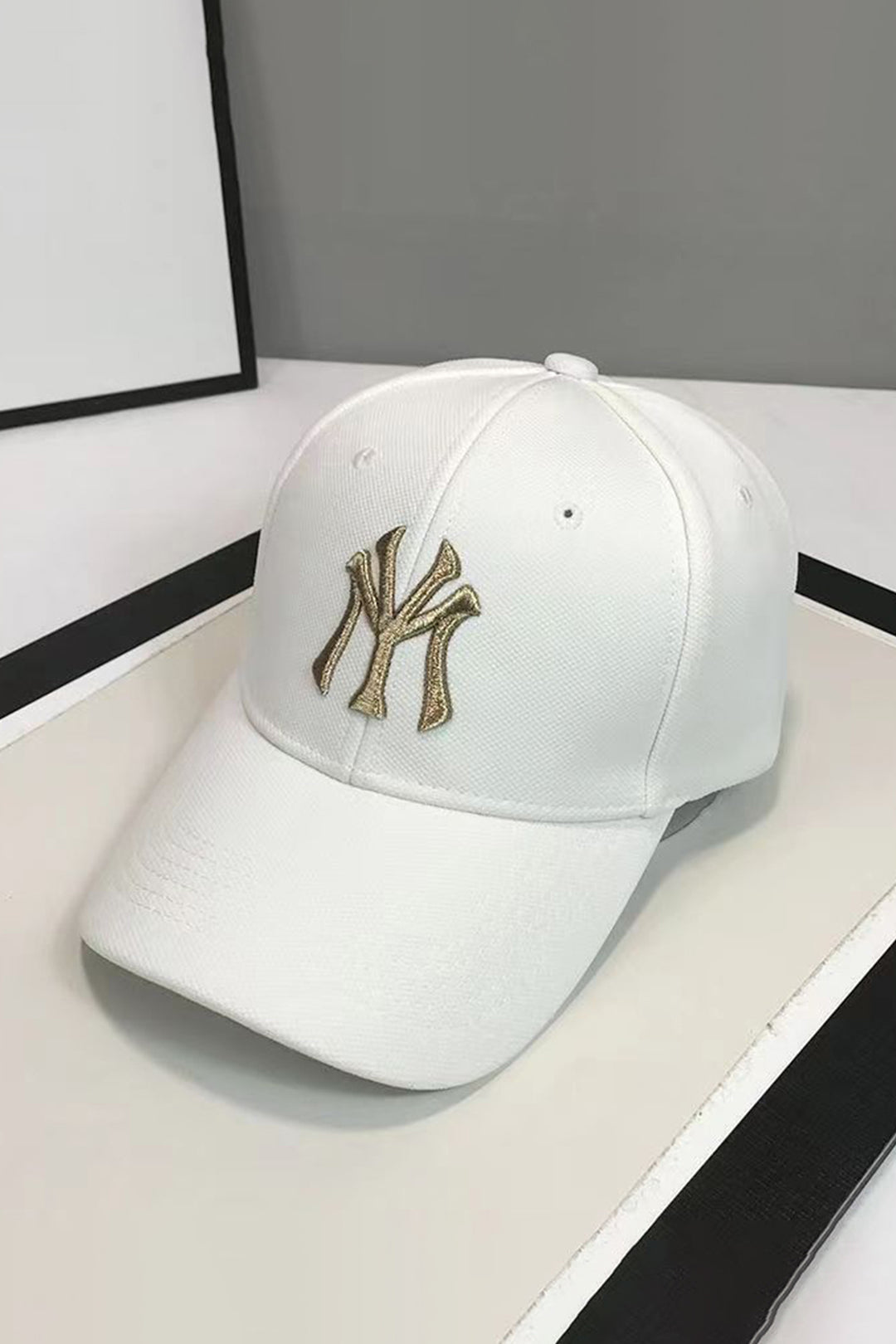 NY Classic White Baseball Cap - S23 - MCP081R