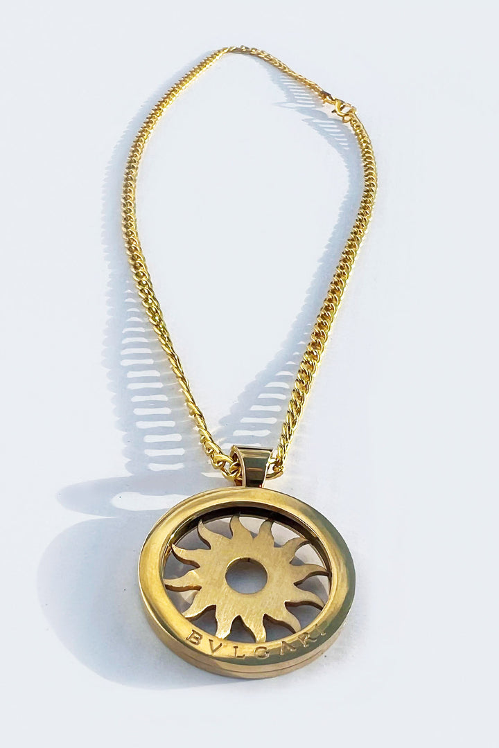 Tondo Yellow Gold Necklace - S23 - WJW0076