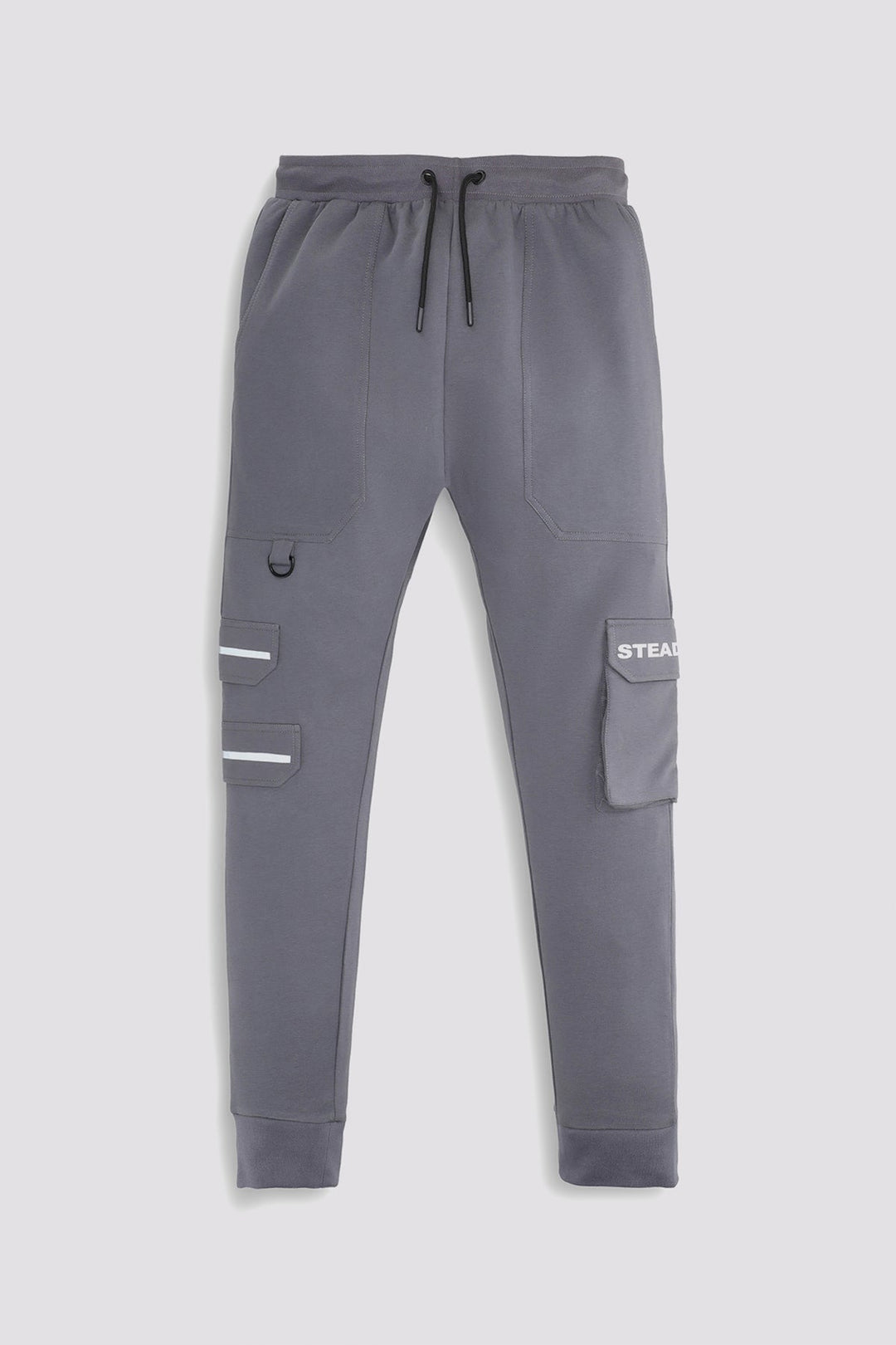 Grey Cargo Jog Pants (Plus Size) - W23 - MTR089P