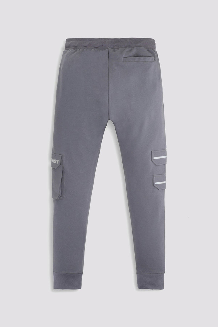 Grey Cargo Jog Pants (Plus Size) - W23 - MTR089P