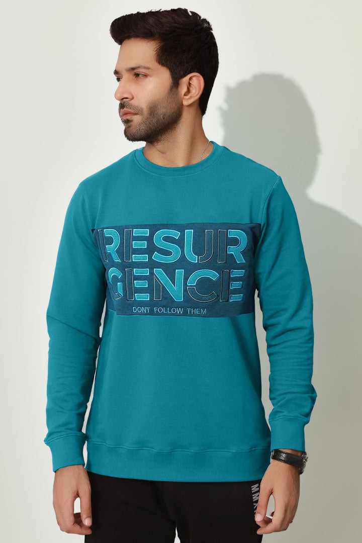 Resurgence Applique Printed Sweatshirt - W22 - MSW067R