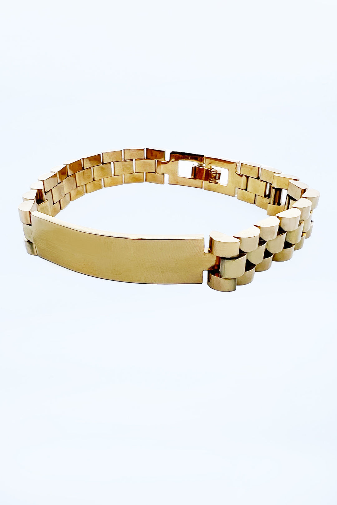 Stainless Golden Men's Bracelet - S23 - MJW0046
