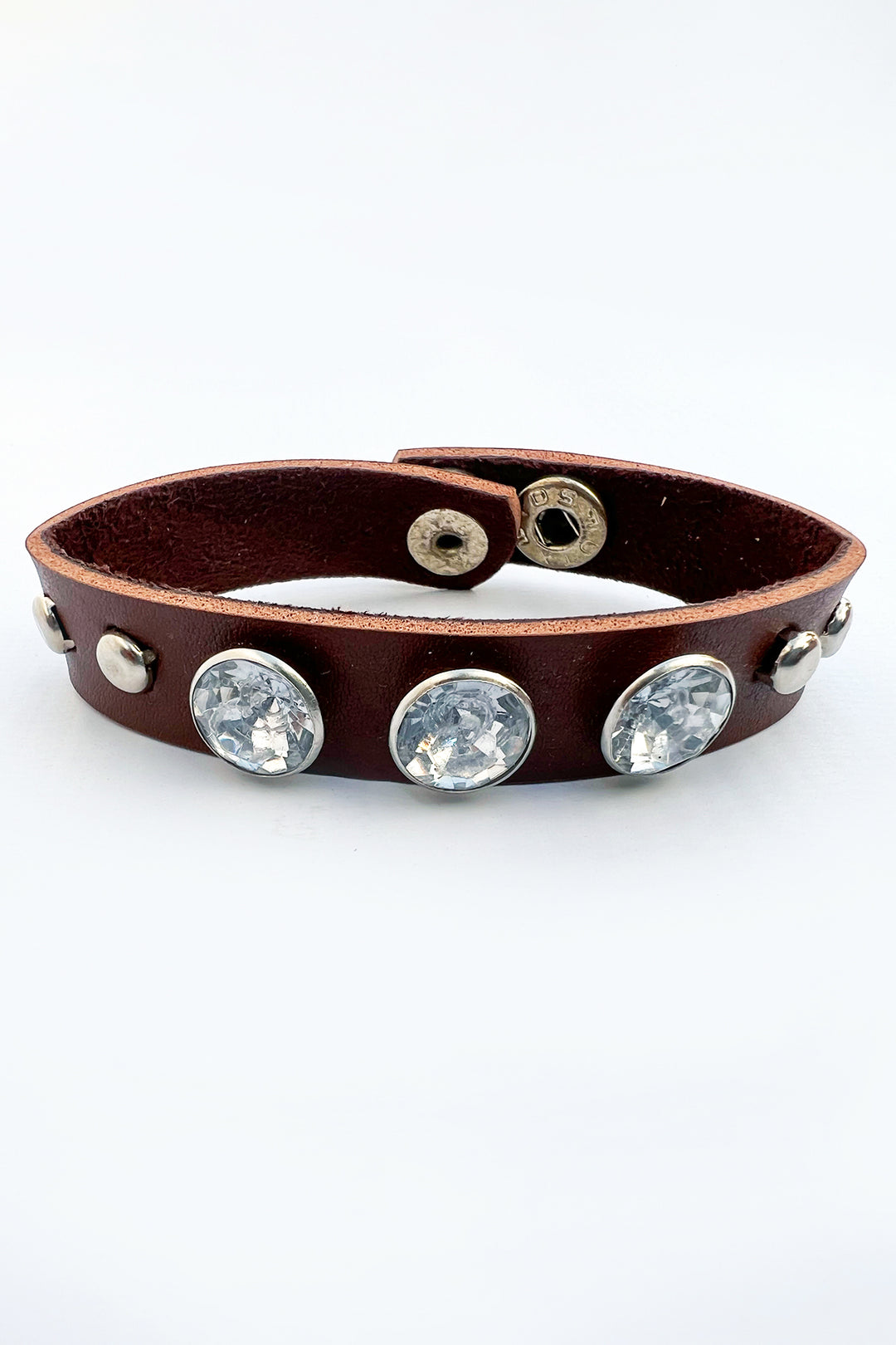 Crystal leather bracelet - S23 - MJW0052
