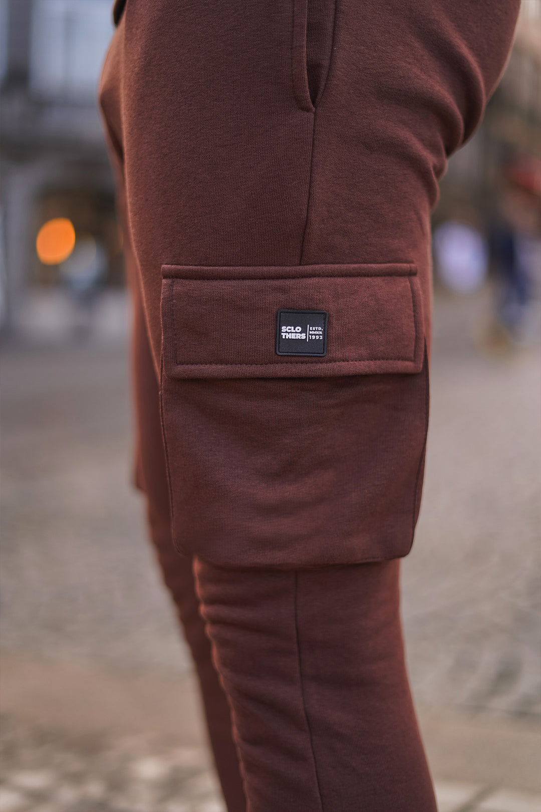 Sclothers Brown Cargo Jog Pants - W23 - MTR093R