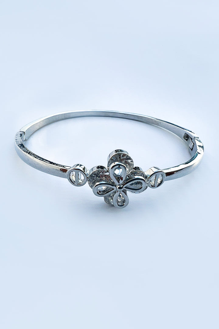 Sterling Silver Flower Bracelet - S23 - WJW0036