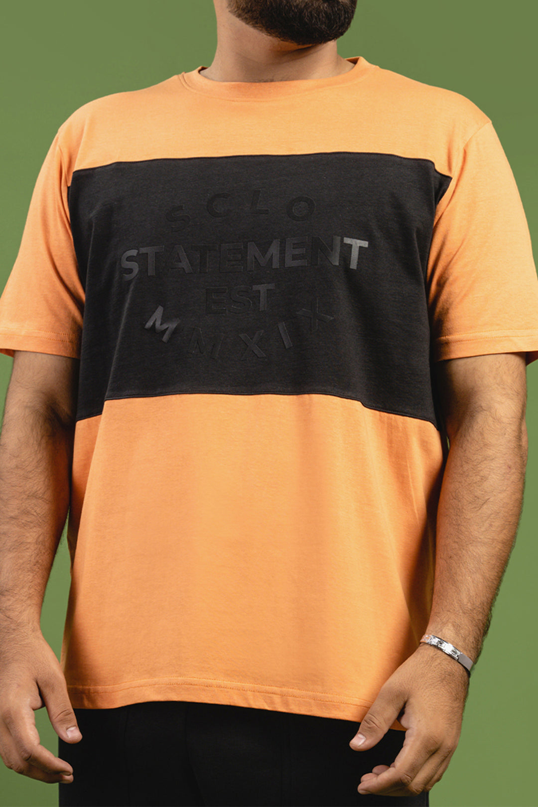 Orange SCLO Statement T-Shirt - S23 - MT0301R