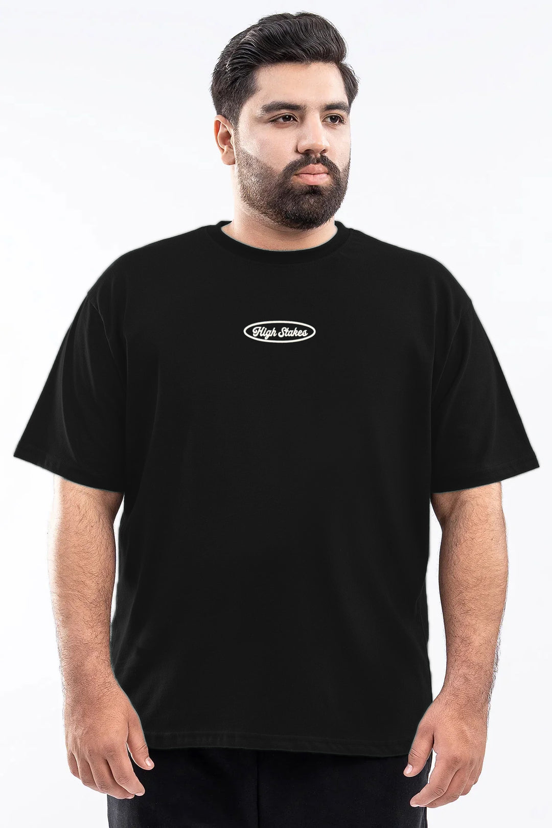 Zero Limits Oversized Graphic T-Shirt – Black (Plus Size) - S26 - MT0518P