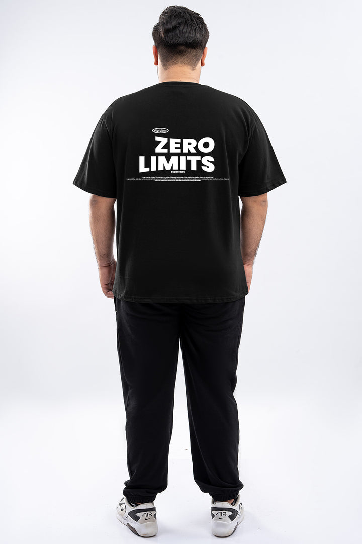 Zero Limits Oversized Graphic T-Shirt – Black (Plus Size) - S26 - MT0518P